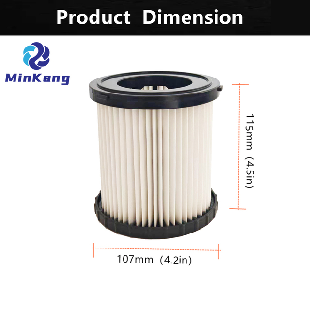 Replacement Cartridge vacuum HEPA Filter for 2 and 3-1/2 Gallon HERCULES and BAUER vacuum filter cleaning