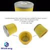 Cartridge vacuum HEPA Filter Lamella/pleated Filter for Bosch PAS 11-25, GAS 12-30 F Professional, PAS 12-50 F, PAS 1000