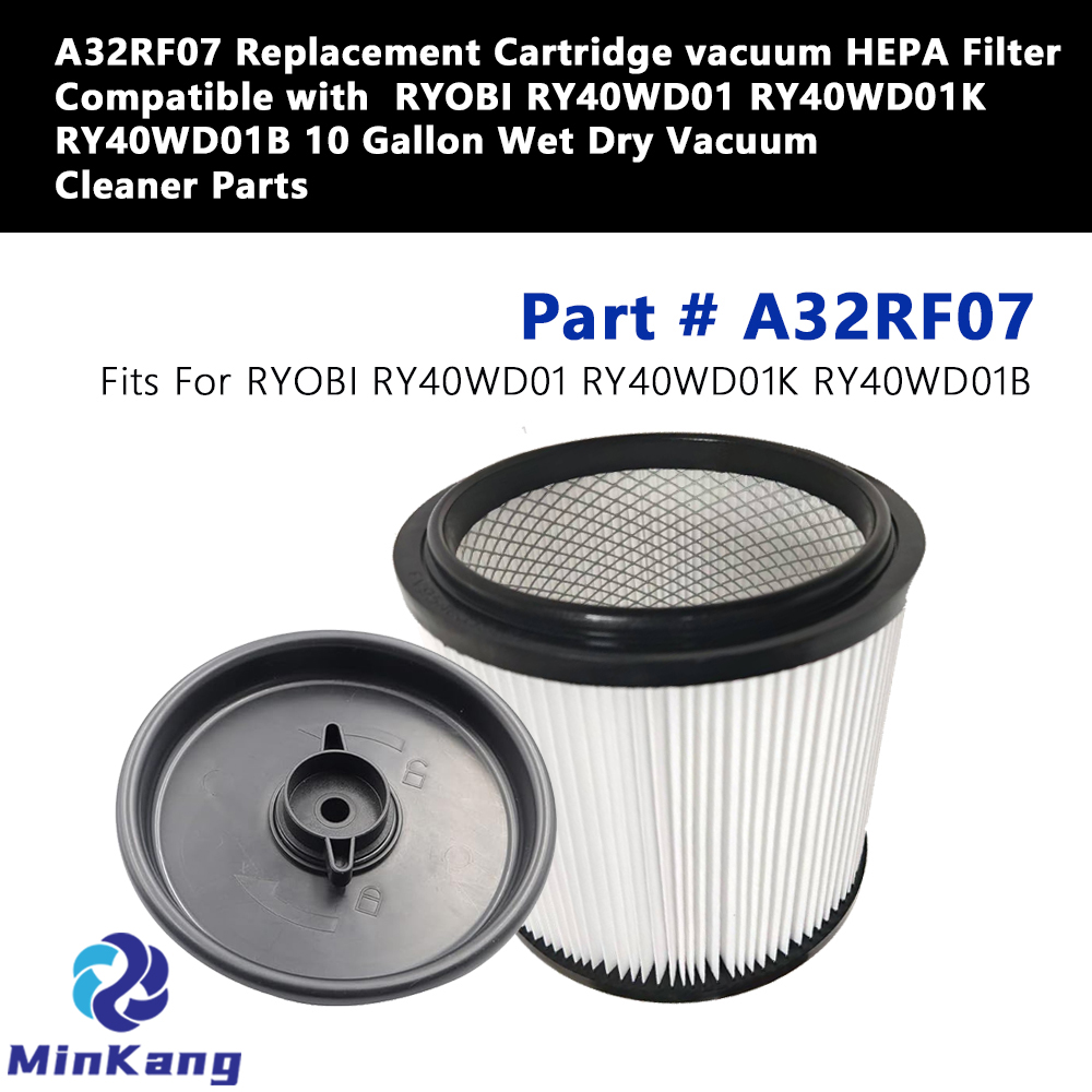 A32RF07 wash vacuum filter replacement For RYOBI 10 Gallon Wet Dry Vac