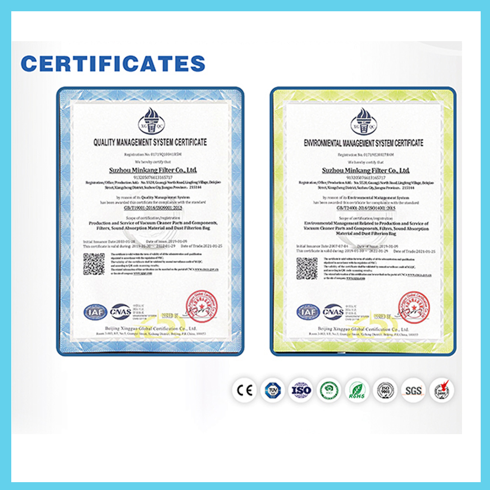 Our certificates