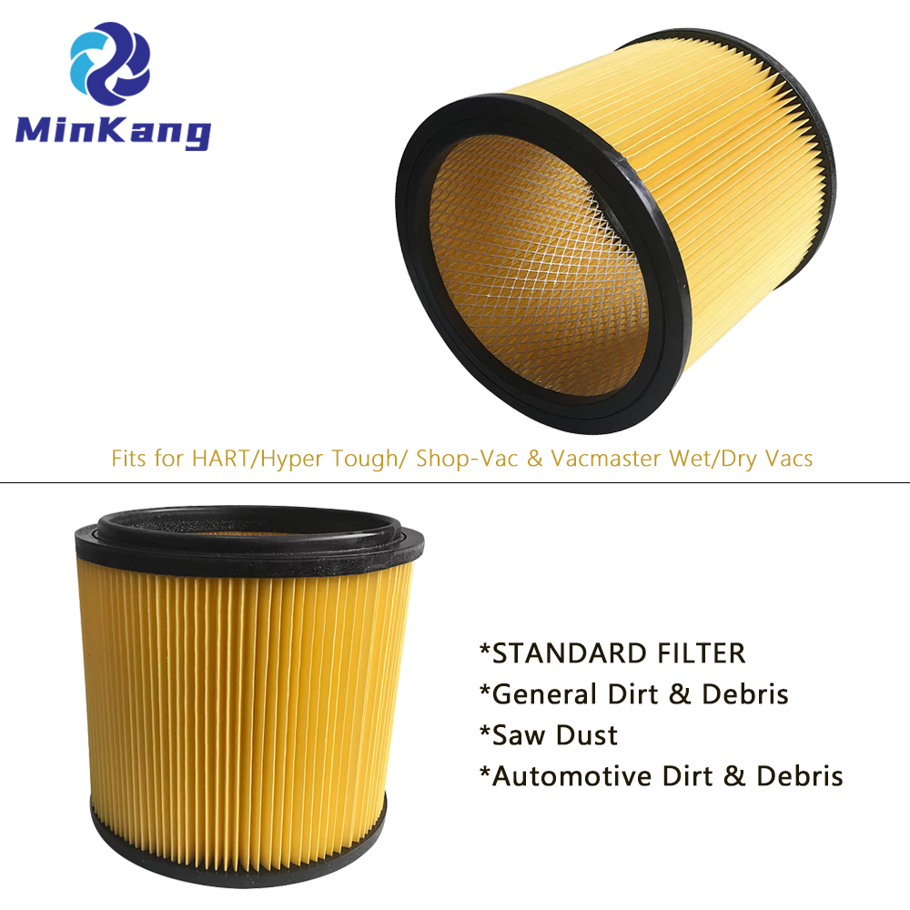 STANDARD CARTRIDGE vacuum filter For HART/Hyper Tough/ Shop-Vac& Vacmaster Wet/Dry Vacs
