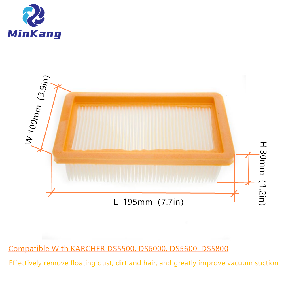  Replacement vacuum HEPA filter for karcher robot vacuum cleaner DS5500 DS6000 DS5600 DS5800 