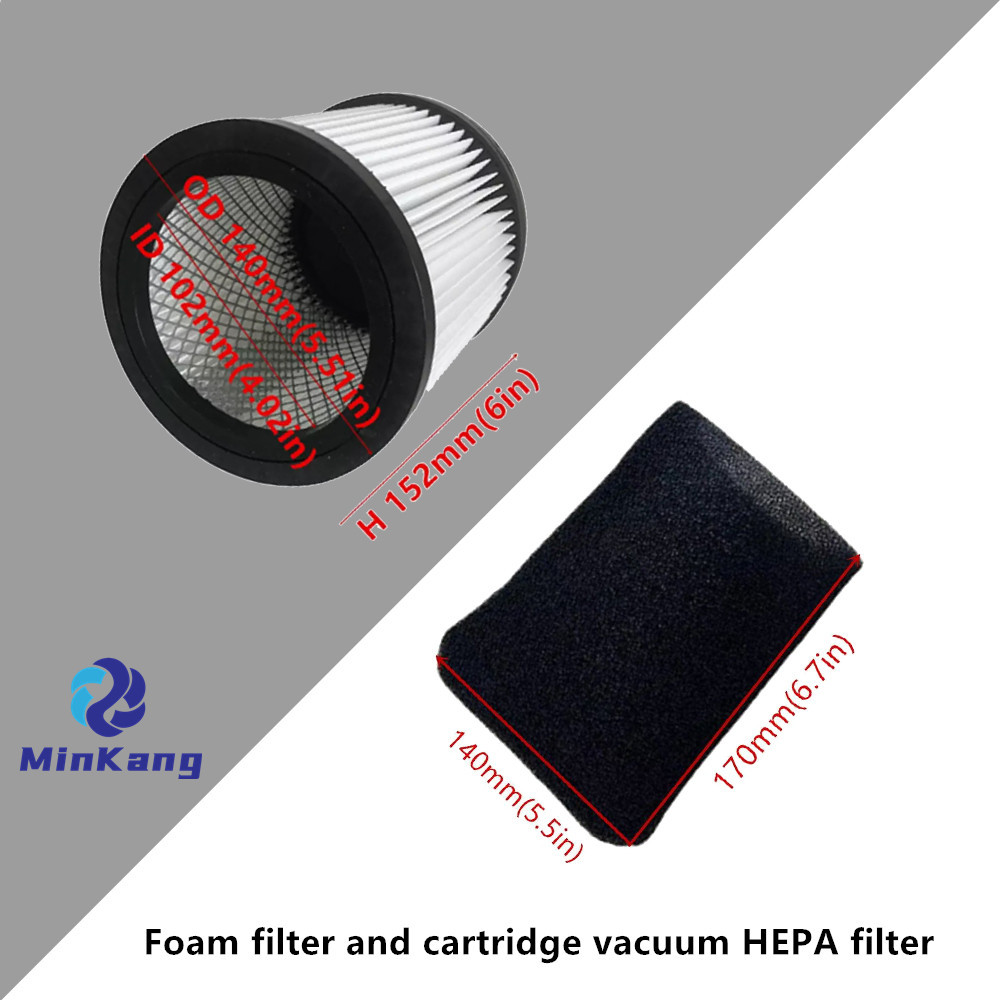 Foam filter and cartridge vacuum HEPA filter for STlHL SE 33 wet dry vacuum cleaner parts for vacuum liquids SE015026900