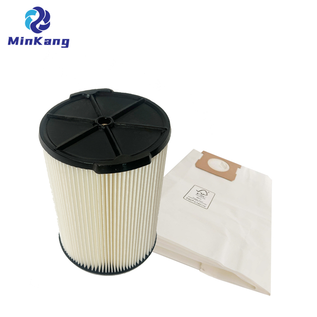 WS32090F Dust Collection Bag and WS21200F Cartridge filter replacement for WORKSHOP Wet/Dry Vacs