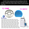 FZ-AG01K1 Plastic Housing Frame Purifier Humidification HEPA Filter FZ-Y80MF for SHARP KC-B40 air Purifier Accessories