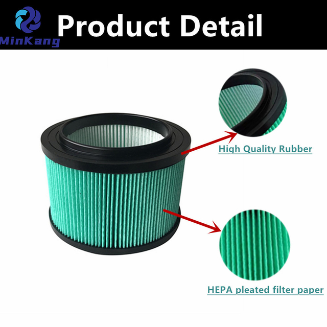 9-16950 Cartridge vacuum HEPA Filter for Craftsman Shop Vac / 16950, Replacement for 3 to 4-gallon wet/dry vacuum