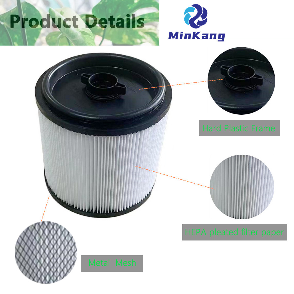 Washable Replacement Cartridge vacuum HEPA Filter for PARKSIDE 