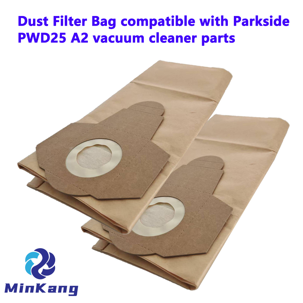 Dust Filter Bag for Parkside PWD25 A2 vacuum cleaner 