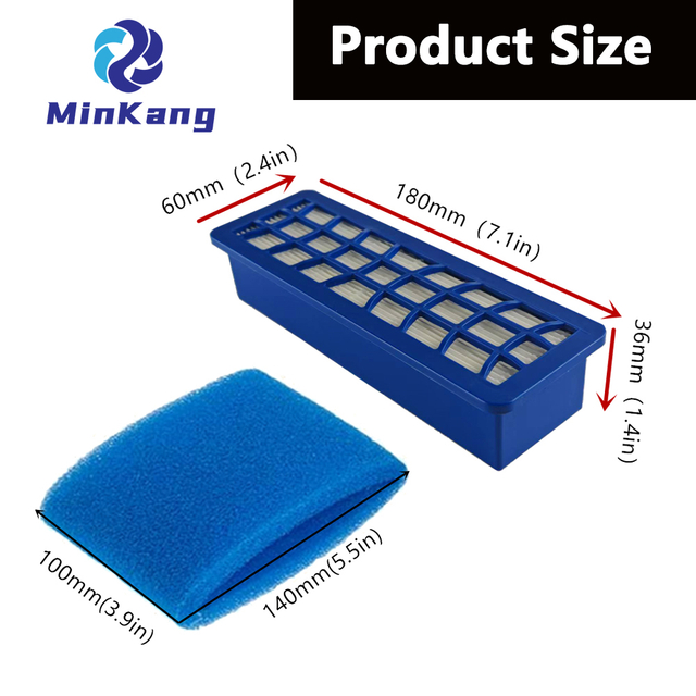 ZVCA752X 00797694 + HEPA Filter 00632555 Filter Kit for Zelmer \ Bosch Vacuum Cleaner 