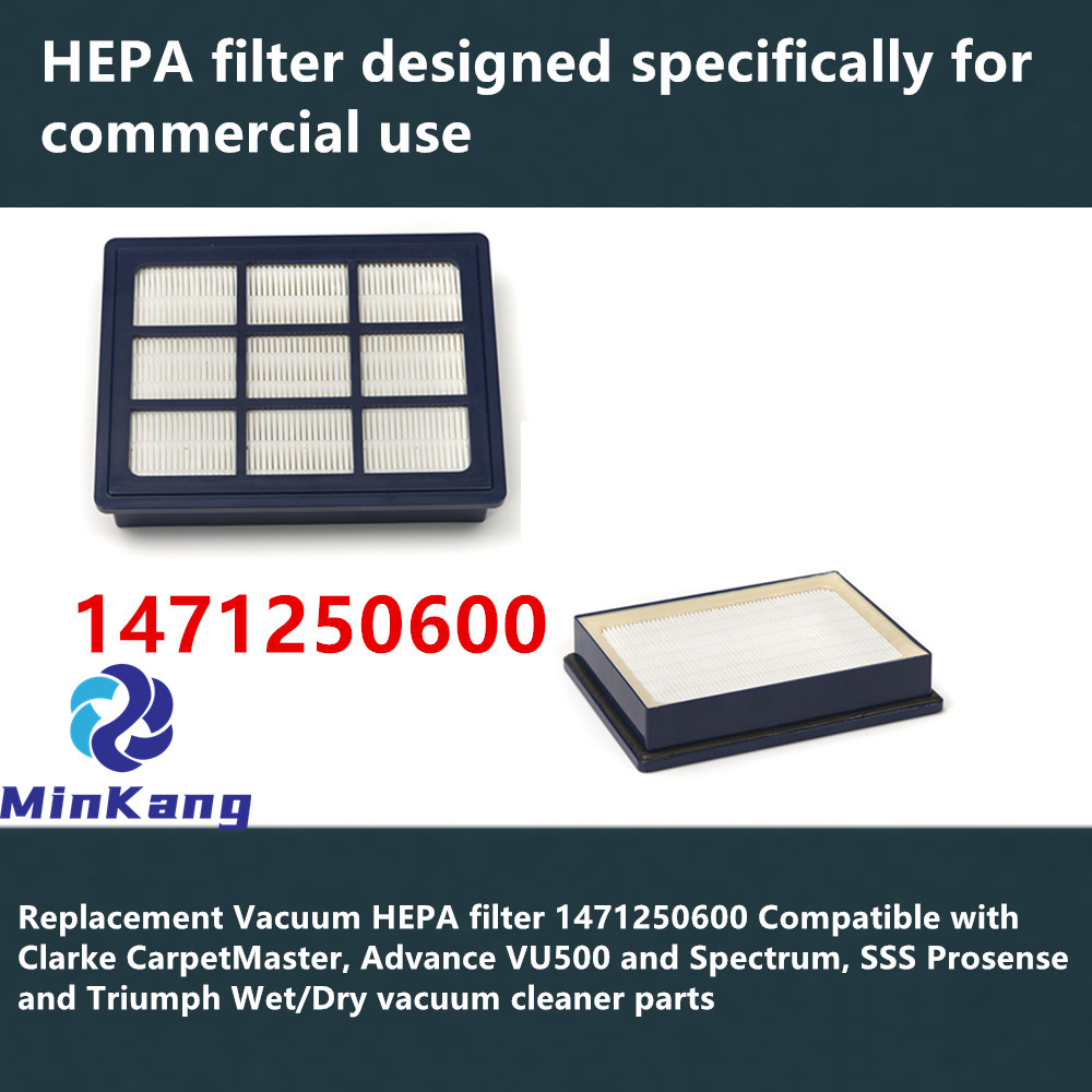 1471250600 Replacement HEPA filter for Clarke CarpetMaster Wet/Dry vacuum cleaner parts