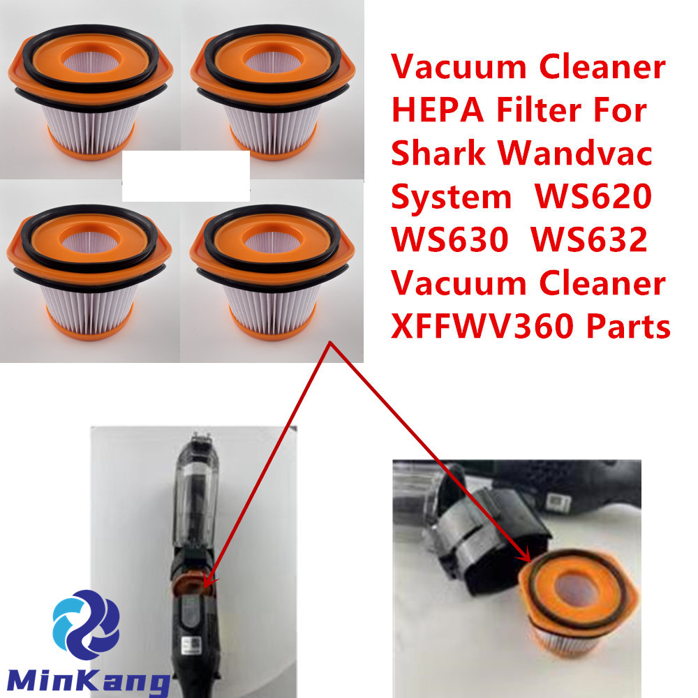 XFFWV360 Vacuum Cleaner HEPA Filter for Shark Wandvac System WS620 WS630 WS632 