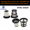 wash vacuum hepa paper filter and net cover for STIHL SEA20 Handheld wireless vacuum cleaner filter cleaning