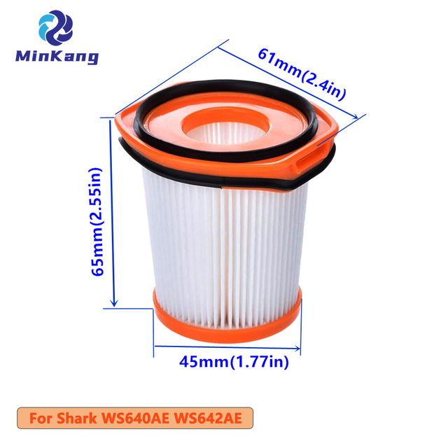 WS642AE Filter Replacement for Shark Wandvac Self-Empty System WS642AE Ultra-Lightweight Powerful Cordless Stick Vacuum