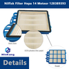Vacuum HEPA Filter replacement for Nilfisk Filter Hepa 14 Meteor 128389393 vacuum cleaner parts