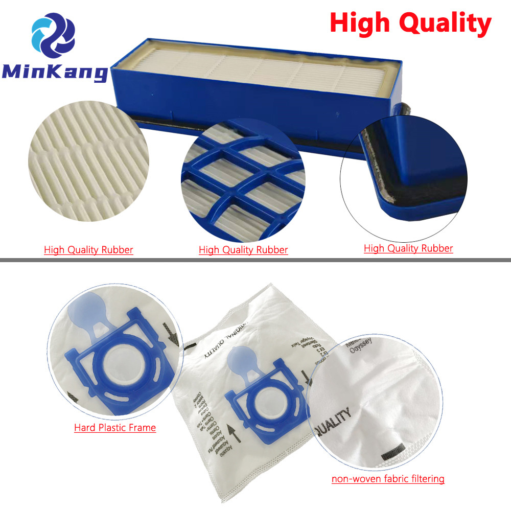 HEPA filter and Dust Bags for BOSCH AquaWash & Clean ProHygienic Wet & dry BWD420HYG vacuum