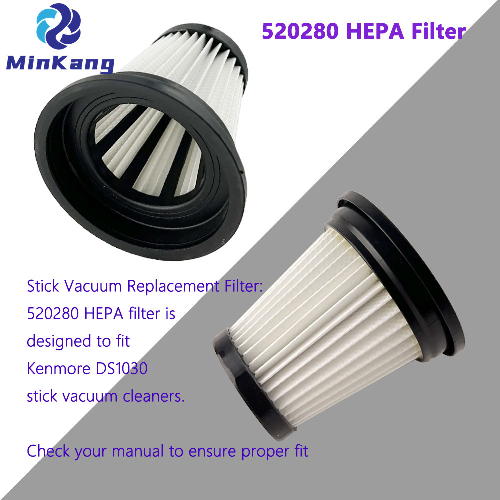 Black 520280 HEPA Filter For Kenmore DS1030 Cordless stick vacuum cleaner