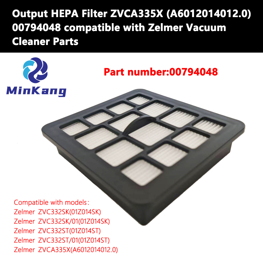 Output HEPA Filter ZVCA335X (A6012014012.0) 00794048 for Zelmer Vacuum Cleaner 