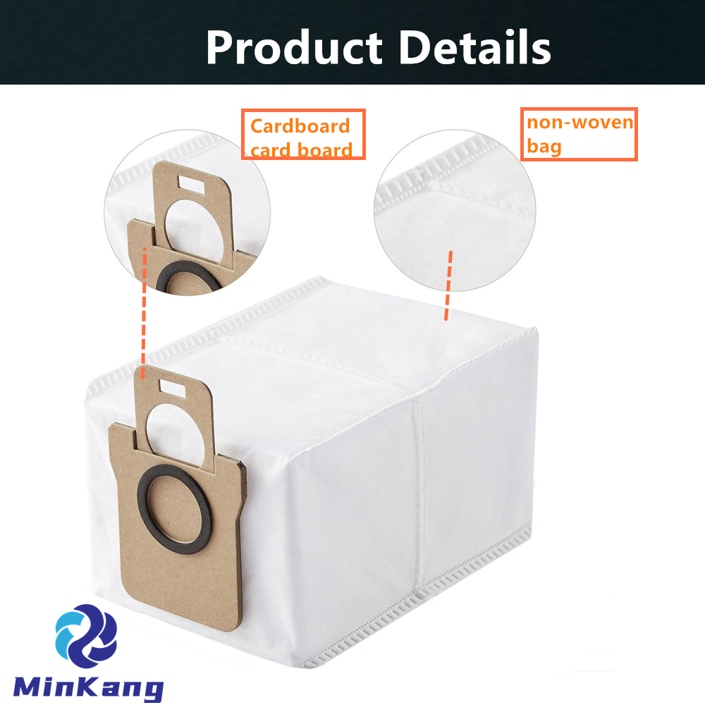 Reusable Vacuum Dust filter Bag for Dreame L10s Ultra/S10 pro/X20 Pro Plus/ L20Ultra Xiaomi Robot X10+ Vacuum Cleaner parts 