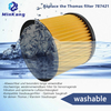 Cartridge vacuum Hepa filter Replacement For Thomas 787421 vacuum cleaner filter cleaning
