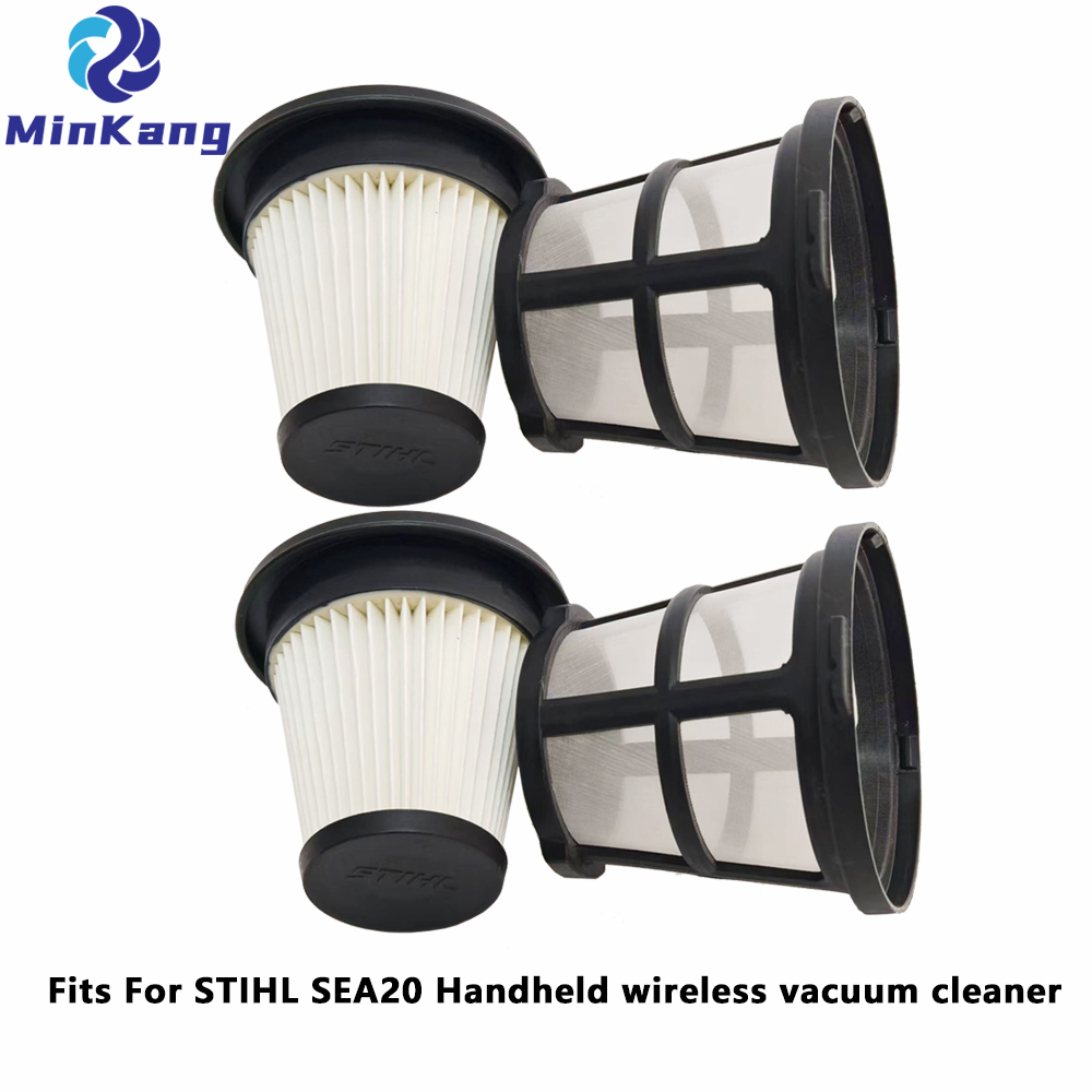 wash vacuum hepa paper filter and net cover for STIHL SEA20 Handheld wireless vacuum cleaner filter cleaning