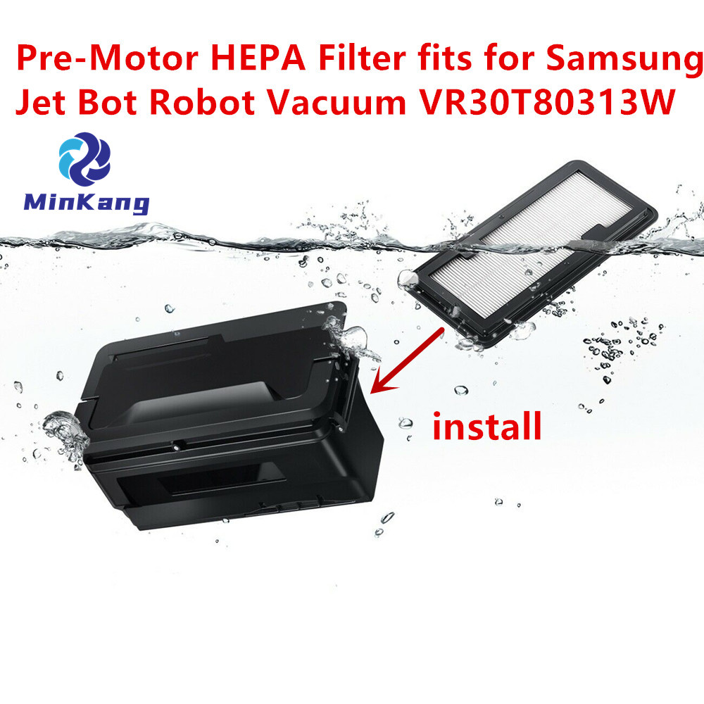 Pre-Motor HEPA Filter for Samsung Jet Bot Robot Vacuum VR30T80313W compare to Part Number: VR8000-1