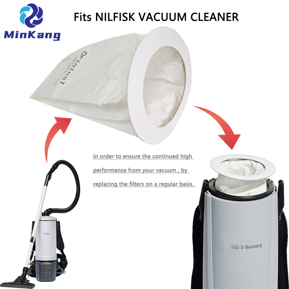 (#1471098000) vacuum filter dust bag for Nilfisk GD5 Back/ Adgility 6XP/BackVac6