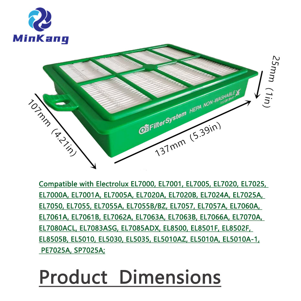 Replacement 1130939-01 S-Filter Hepa Filter for Electrolux EL012B EL012W fits Harmony, Aptitude Upright Vacuum Cleaner