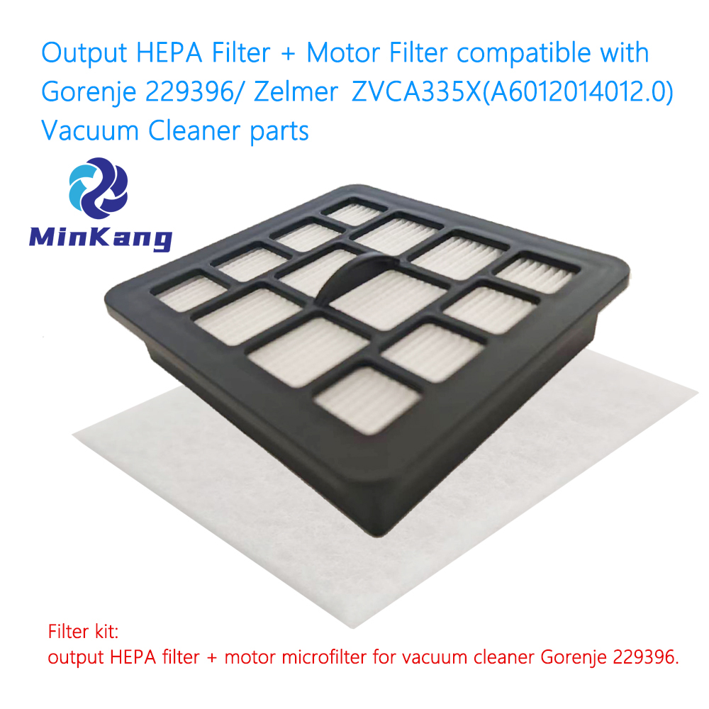 Output HEPA + Motor Filter for Gorenje 229396/ Zelmer ZVCA335X(A6012014012.0) Vacuum Cleaner 