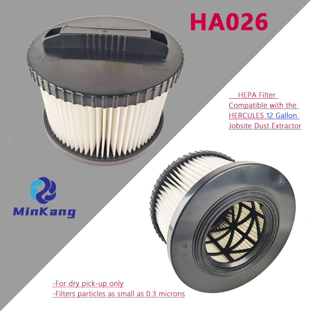 HA026 Washable and reusable replacement HEPA filter for the HERCULES Jobsite vacuum hepa filter cleaning