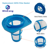 Replacement HEPA Filter Basket for Vacmaster VSD1801 & VSD1001 wash vacuum filter