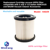 Replacement Cartridge vacuum HEPA Filter for 2 and 3-1/2 Gallon HERCULES and BAUER vacuum filter cleaning