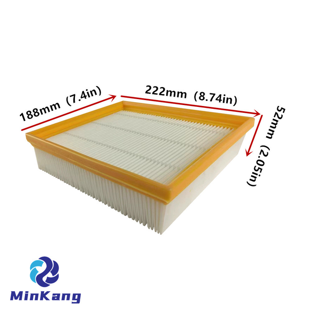 Replacement pleated paper vacuum cleaner HEPA Filter for EGO POWER+ CLEANING WET DRY VACUUM WDV0900/WDV0900-FC