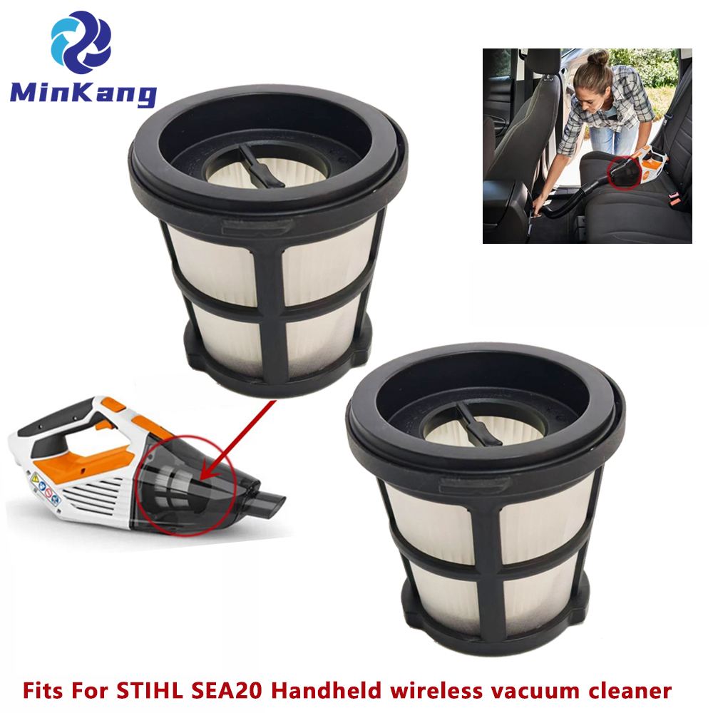 wash vacuum hepa paper filter and net cover for STIHL SEA20 Handheld wireless vacuum cleaner filter cleaning