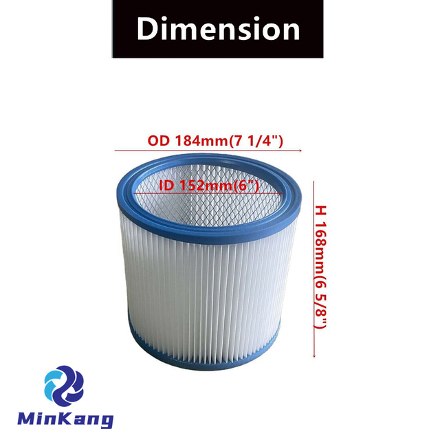 Fine dust HEPA filter 90340 Type W for Shop Vac Wet/Dry Vacuum cleaner
