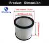 TB001 Cartridge vacuum cleaner HEPA Filter for TITAN TB001，TTB350VAC