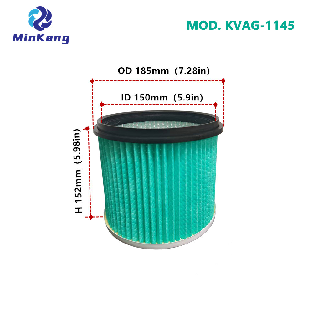 Reusable MOD. KVAG-1145 HEPA CARTRIDGE FILTER for King wet or dry pickup 5-10 Gallons vacuum cleaner parts