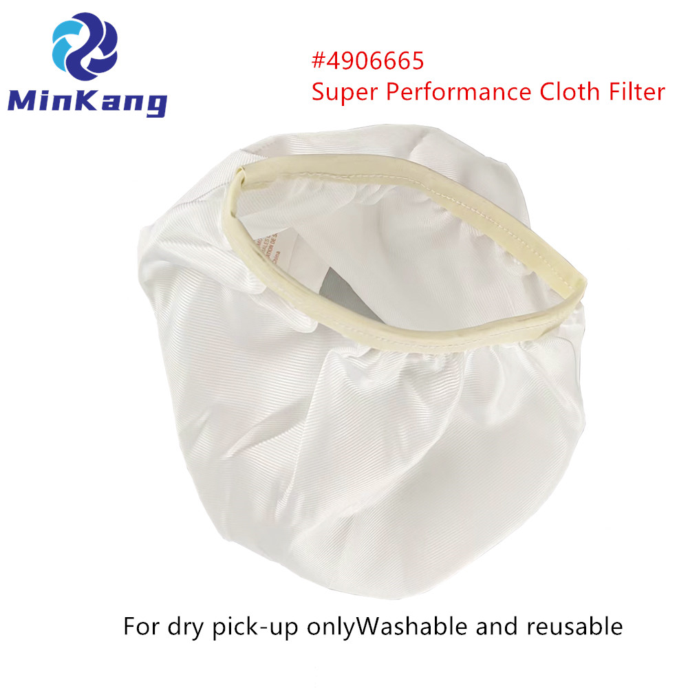 #4906665 Super Performance Cloth Filter Dust Bag For dry pick-up only Washable and reusable vacuum cleaner parts