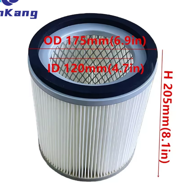 Customized Vacuum Cleaner Cartridge Filter for Wet Dry Vacuum Cleaner Accessory Parts
