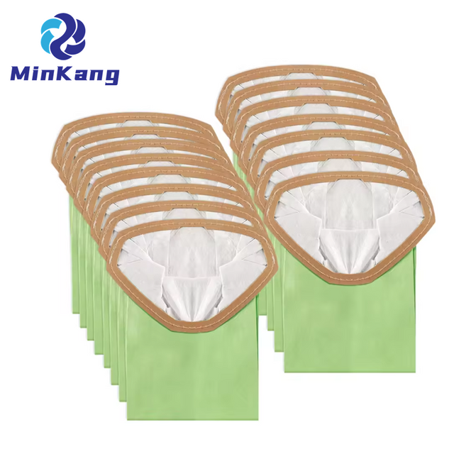 Green Paper Dust Bag Replacement Filter fits ProTeam Super Coach Pro 6 GoFree Flex Pro and ProVac FS 6 Vacuum Open Triangular Collar 6 Quart 