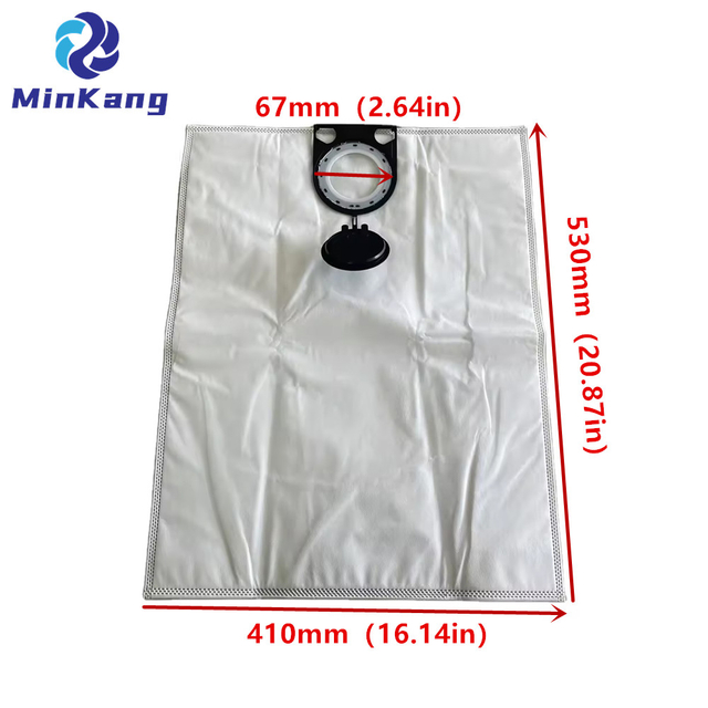 Customized non-woven fabric dust collector Filter Bag For Bosch Fabric GAS25 Vacuum Cleaner Spare Part Accessory