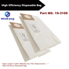 Hyper Tough 5 Gallon Wet/Dry Vac hepa filter replacement- High Efficiency vacuum filter Disposable Bag