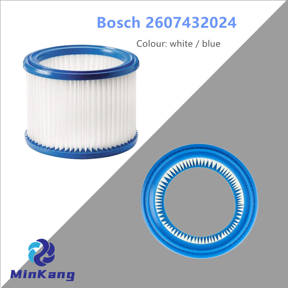 Cartridge vacuum Pleated HEPA Filter for Bosch GAS 1200 L, GAS 15 L Professional Industrial Vacuum Cleaner 