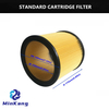 Standard cartridge filter CMXEVCVVCFSCM for CRAFTSMAN Vacuum cleaner 5-20 GAL 19-75L