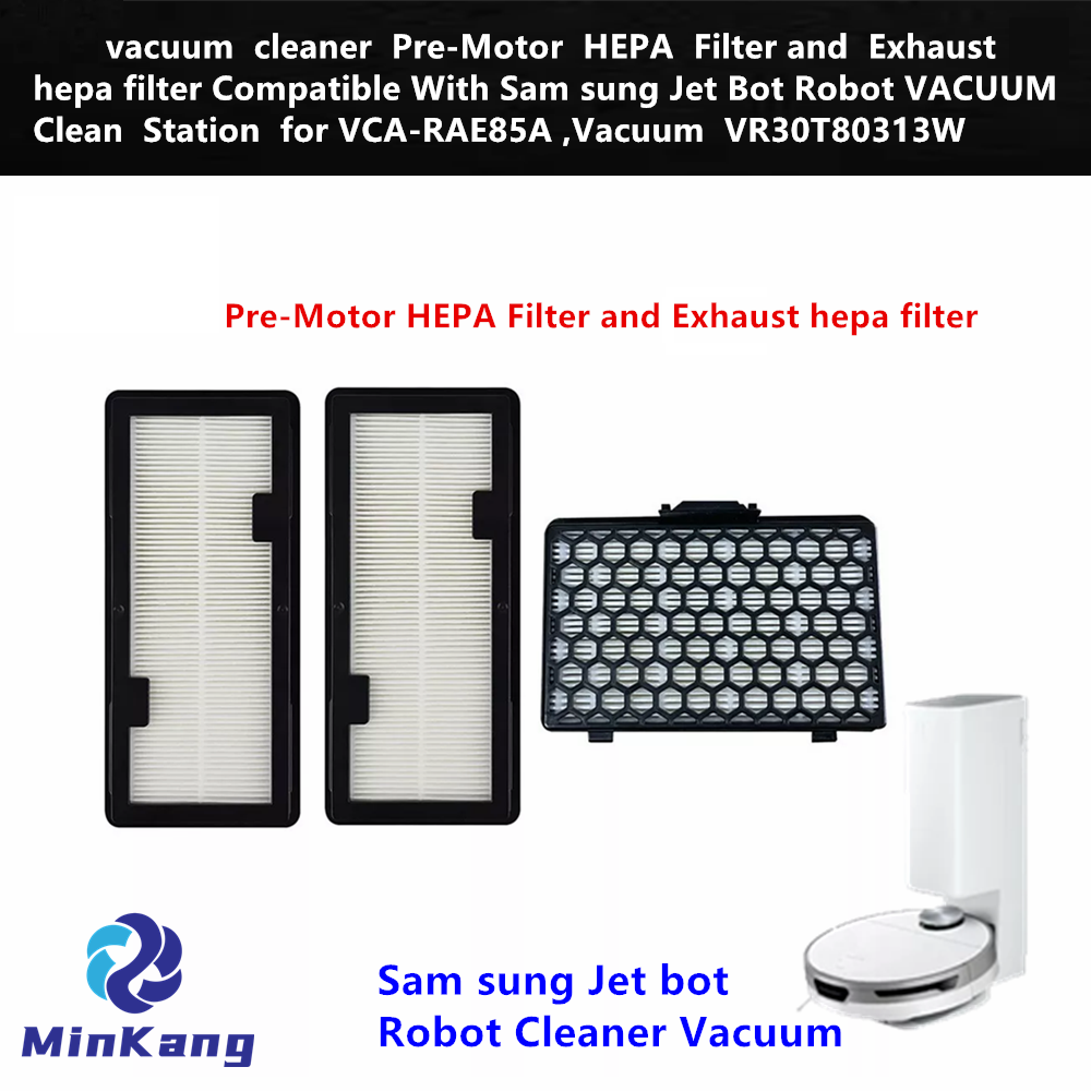 Vacuum cleaner Pre-Motor HEPA Filter and Exhaust hepa filter for Samsung Jet Bot Robot VACUUM Cleaner Station 