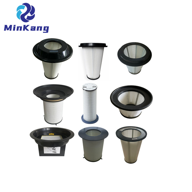 Cartridge conical pre-filters and HEPA filters Metal Mesh Replacement for Dashclean Industrial Dust Control vacuums