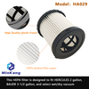 Replacement Cartridge vacuum HEPA Filter for 2 and 3-1/2 Gallon HERCULES and BAUER vacuum filter cleaning