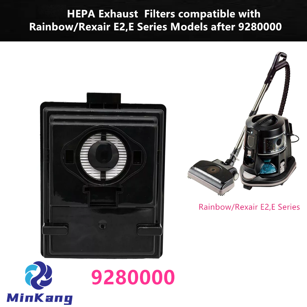 HEPA Exhaust Filters for Rainbow/Rexair E2,E Series Models after 9280000