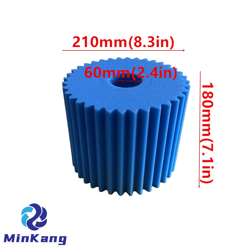 Blue Central Foam Cylindrical Washable Hepa Filter For Electrolux LUX CV3271B CV3219C CV3291C CV3391A CV3391D