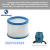 Cartridge vacuum Pleated HEPA Filter for Bosch GAS 1200 L, GAS 15 L Professional Industrial Vacuum Cleaner 