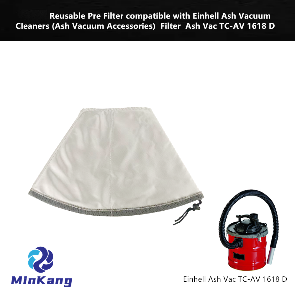 Reusable Pre Filter for Einhell Ash Vacuum Cleaners (Ash Vacuum Accessories) Filter Ash Vac TC-AV 1618 D